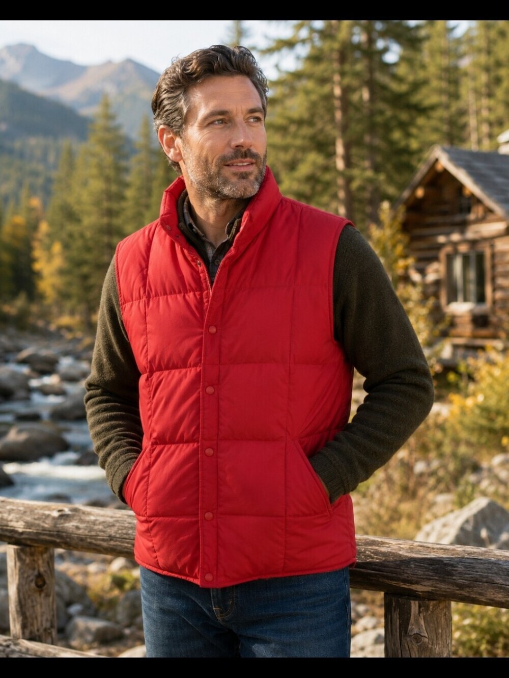 Lands' End Goose Down Quilted Women's Vest Orange Size Extra Large NWOT